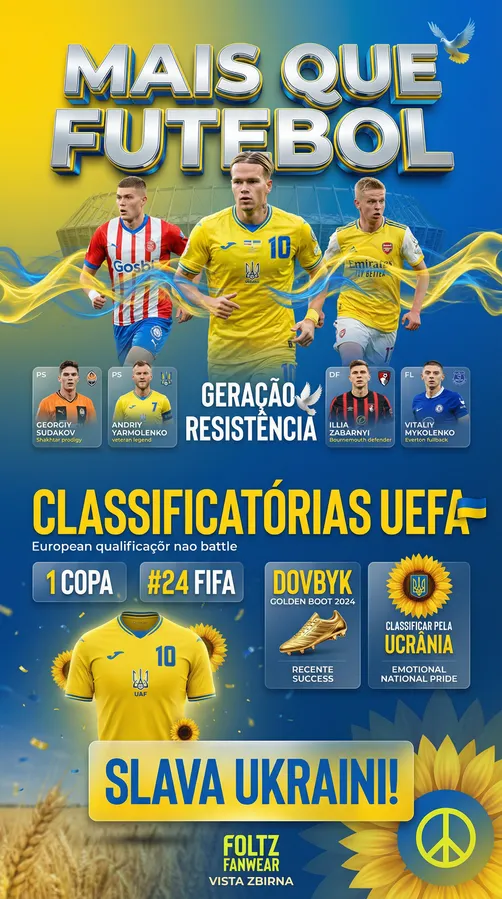 Ucrânia - Plantel 2026