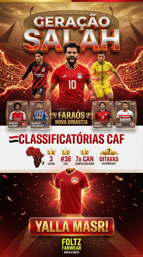 Egito - Plantel 2026