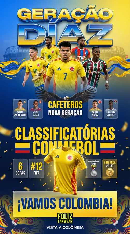 Colômbia - Plantel 2026