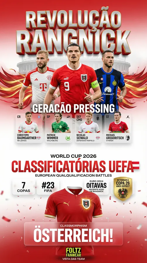 Áustria - Plantel 2026