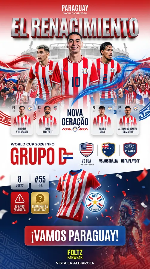 Paraguai - Plantel 2026