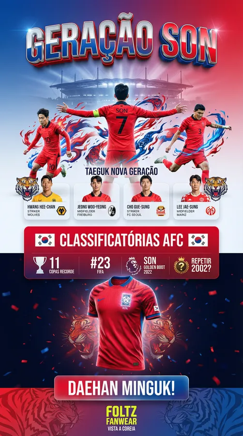 Coreia do Sul - Plantel 2026