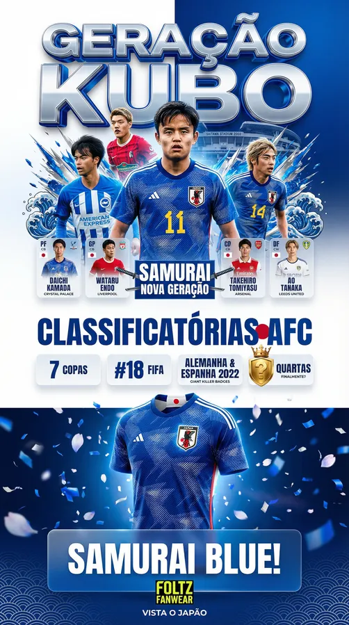 Japão - Plantel 2026