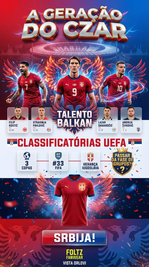 Sérvia - Plantel 2026