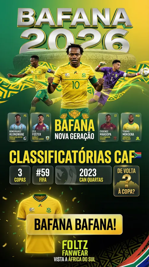 África do Sul - Plantel 2026
