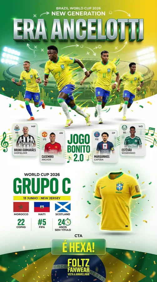 Brasil - Plantel 2026