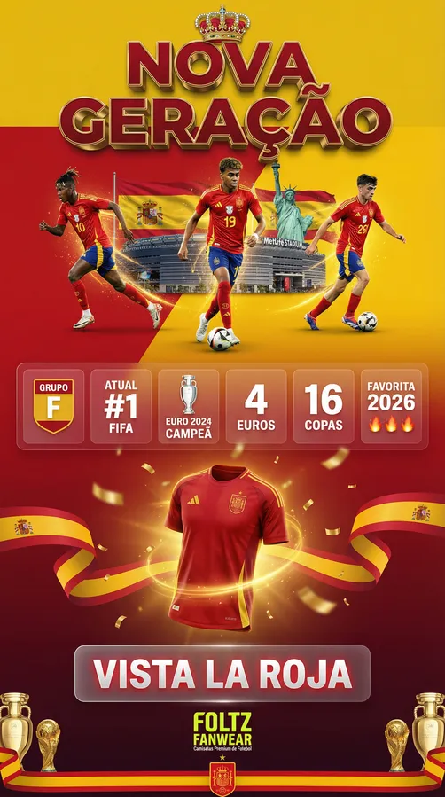 Espanha - Plantel 2026