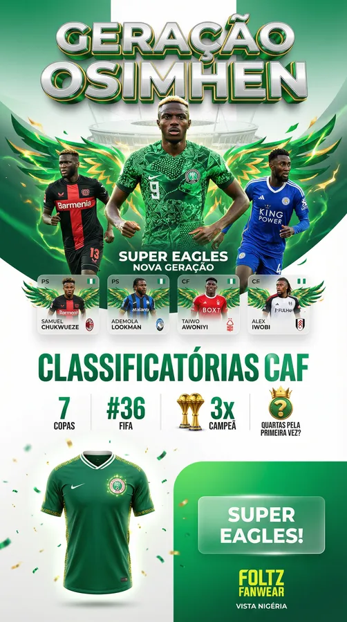 Nigéria - Plantel 2026