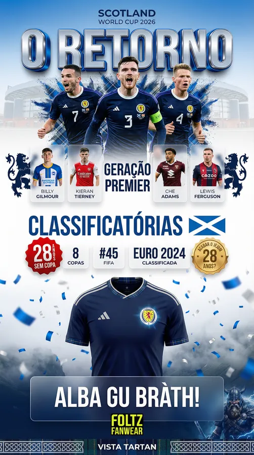 Escócia - Plantel 2026