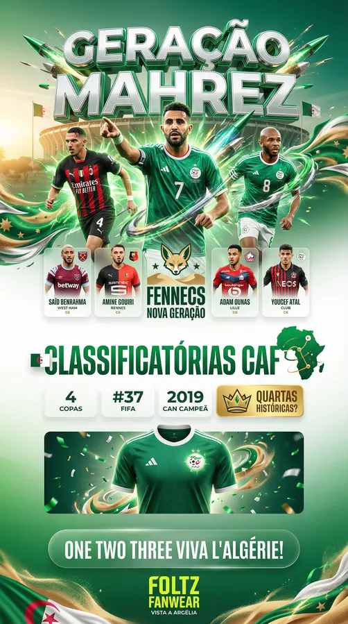 Argélia - Plantel 2026